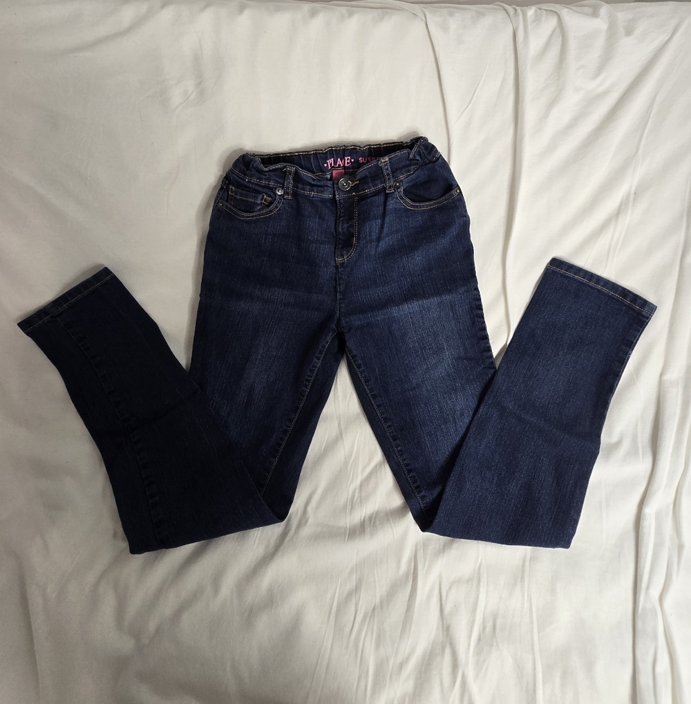 Dark Wash Girl's Skinny Jeans Used